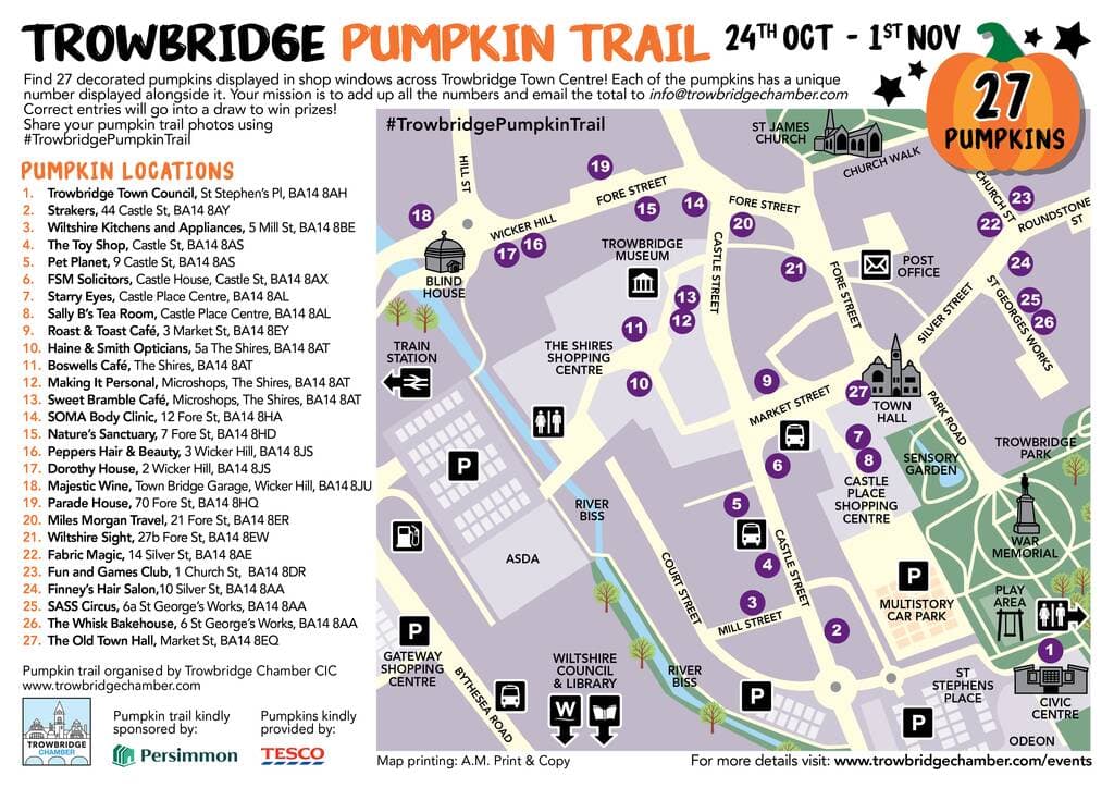 Pumpkin Trail Poster