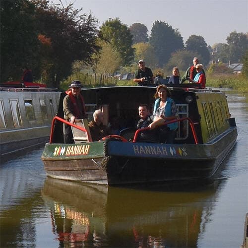 The Trust's accessibility boat Hannah