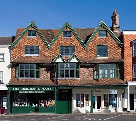 Photographic Image of the outside of the Merchants House Marlborough