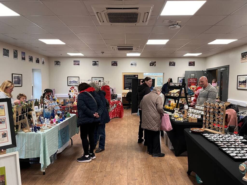 Visitors at the Christmas Fair in 2025