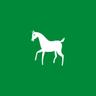 Explore Wiltshire mobile app logo a white horse over a vibrant green background