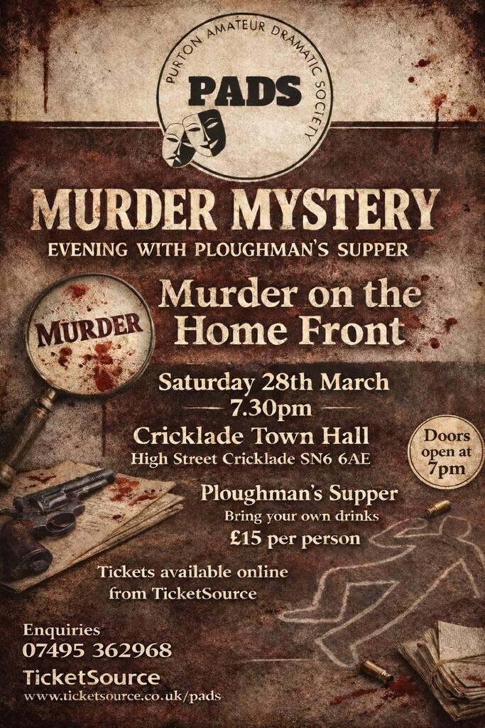 Purton Amateur Dramatics Society - Murder Mystery Evening image